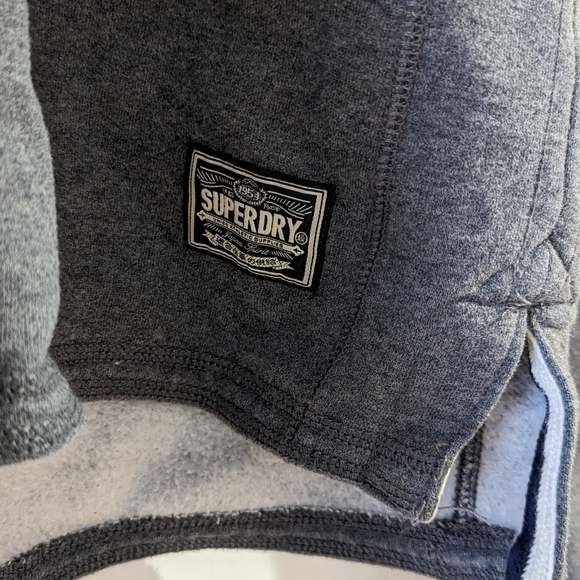 Superdry XL grey athletic fit sweatshirt - Picture 5 of 10